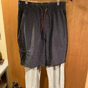 Lululemon Mens Shorts w/ Built in Leggings Size S